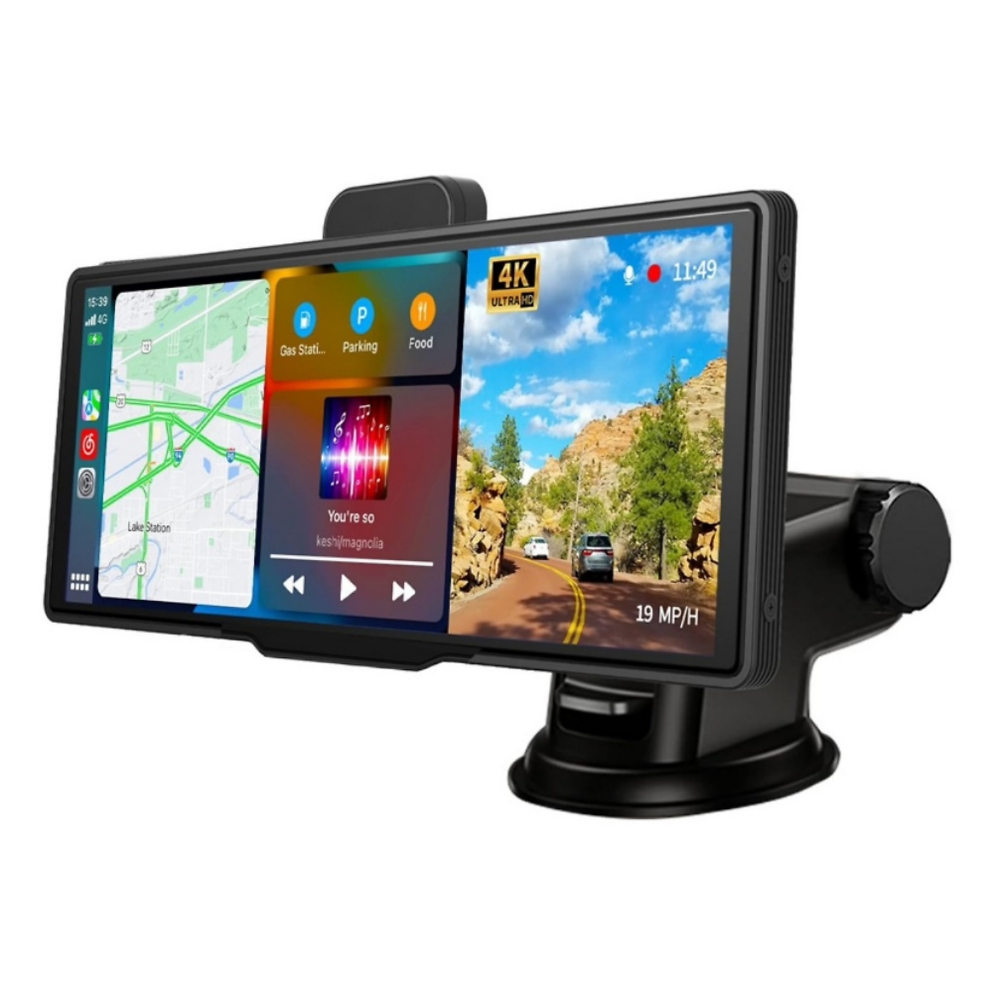 10.26 in. HD Touch Screen Car Stereo, with CarPlay, Android Auto, Dual Cameras